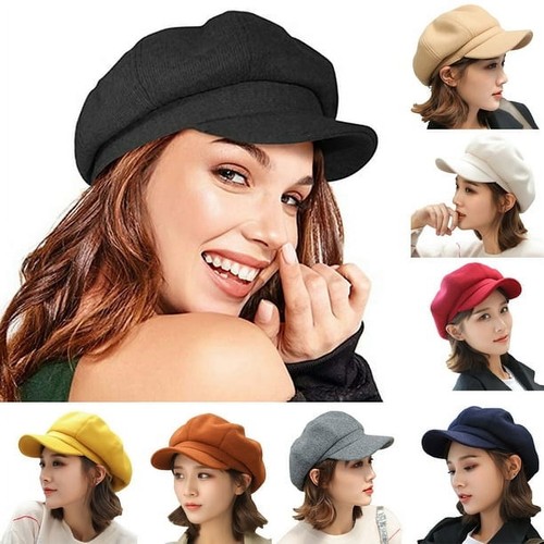 Fashion women men newsboy hat - women,