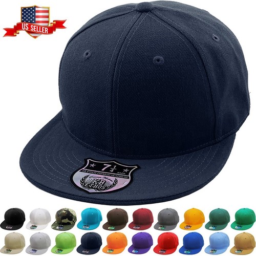 Premium solid fitted cap - solid,